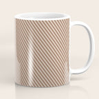 Angular Stripes XXXI Coffee Creme Coffee Mug Gallery Image 1