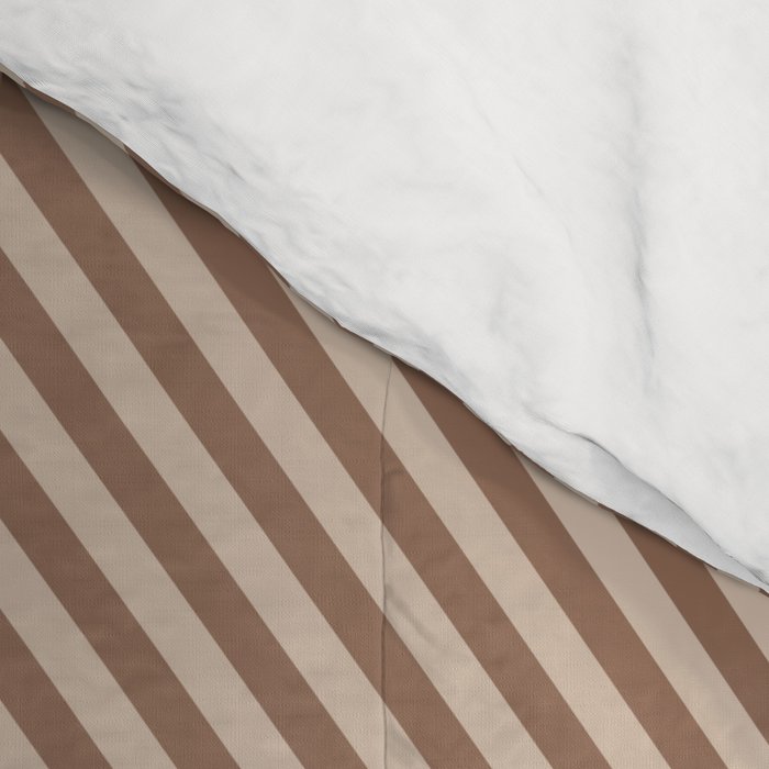 Angular Stripes XXXI Coffee Creme Comforter Gallery Image 4