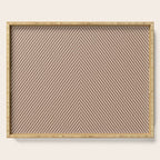 Angular Stripes XXXI Coffee Creme Serving Tray Gallery Image 1