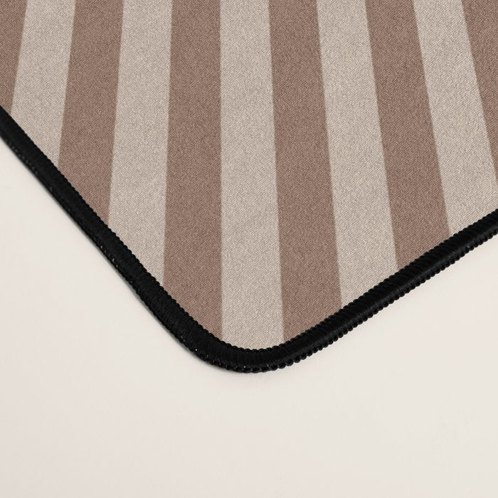 Angular Stripes XXXI Coffee Creme Desk Mat Gallery Image 4