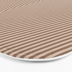 Angular Stripes XXXI Coffee Creme Bath Mat Gallery Image 3