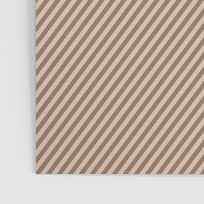 Angular Stripes XXXI Coffee Creme Poster Gallery Image 3