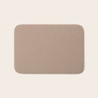 Angular Stripes XXXI Coffee Creme Bath Mat Gallery Image 1