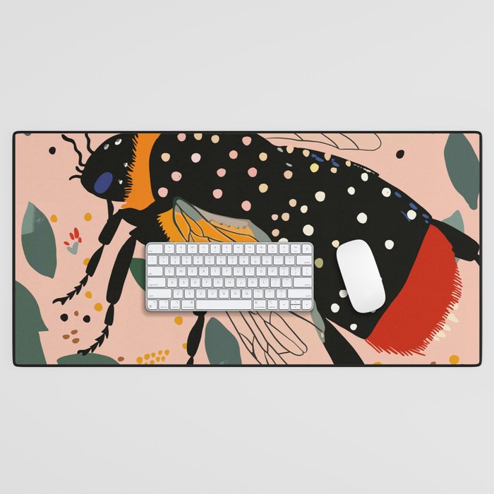Floral Buzz Desk Mat Gallery Image 1
