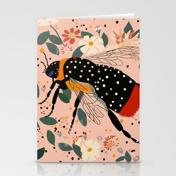 Floral Buzz Stationery Card Gallery Image 2
