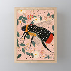 Floral Buzz Mini Art Print Gallery Image 1