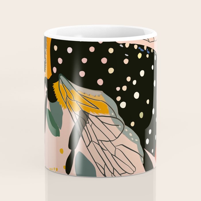 Floral Buzz Coffee Mug Gallery Image 4