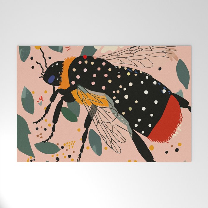 Floral Buzz Welcome Mat Gallery Image 1