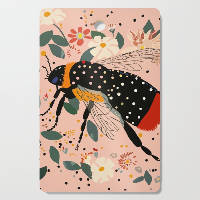 Floral Buzz Cutting Board Gallery Image 1