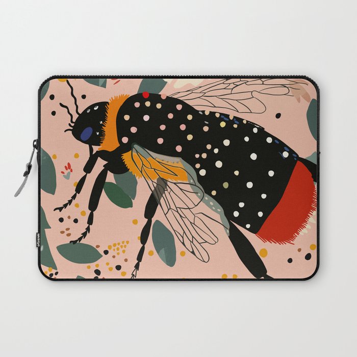 Floral Buzz Laptop Sleeve Gallery Image 1