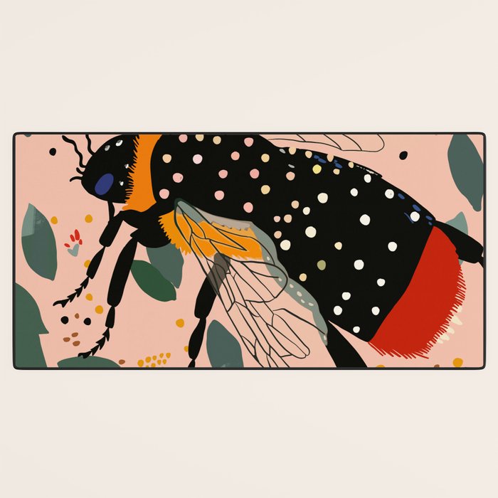 Floral Buzz Desk Mat Gallery Image 3