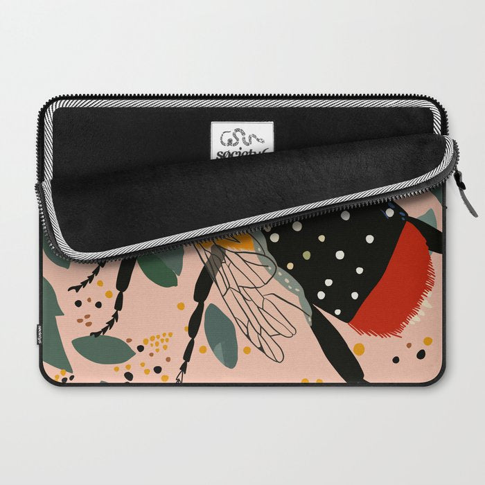 Floral Buzz Laptop Sleeve Gallery Image 2