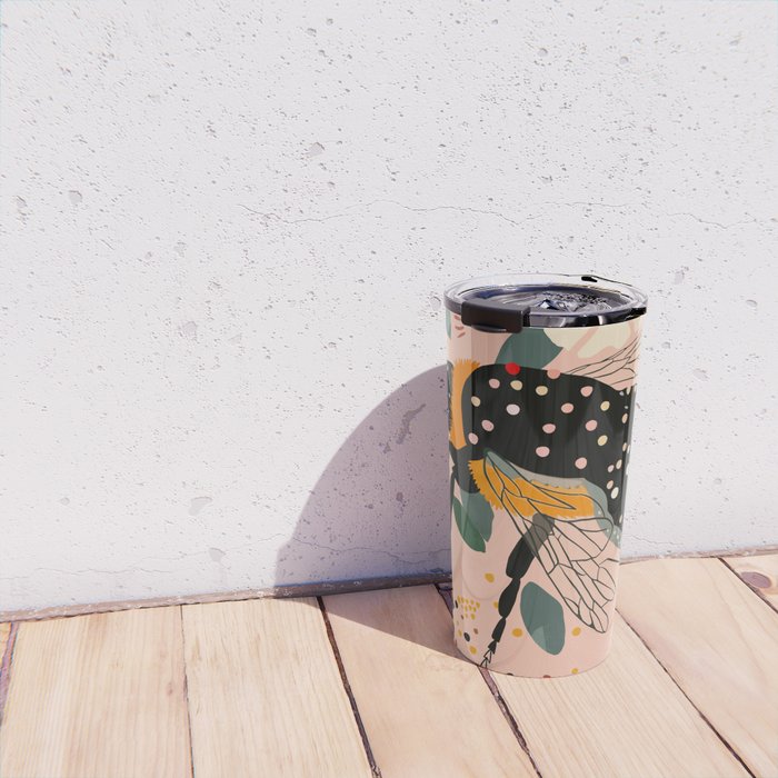 Floral Buzz Travel Mug Gallery Image 4