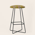 Block pink floral  Stool Gallery Image 1