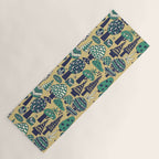 Whimsical tropical jungle pattern Yoga Mat Gallery Image 1
