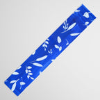 blue and white leaves Table Runner Gallery Image 3