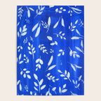 blue and white leaves Poster Gallery Image 4