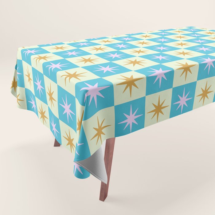 Star Check - Rainbow Bar Tablecloth Gallery Image 1