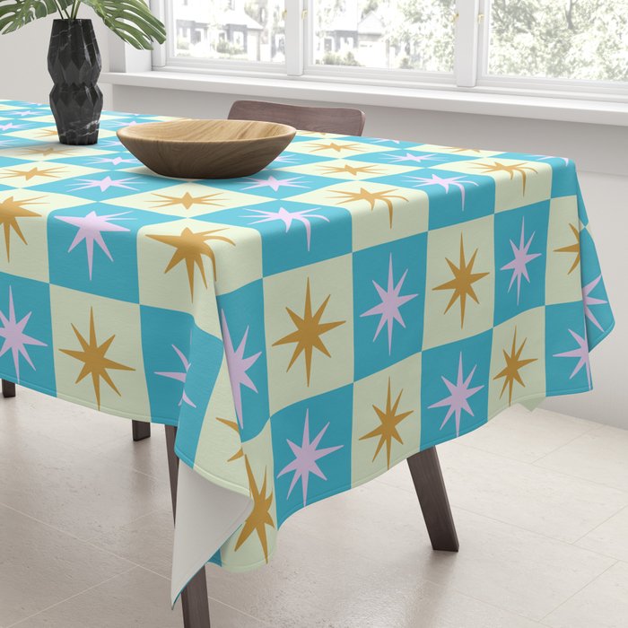 Star Check - Rainbow Bar Tablecloth Gallery Image 3