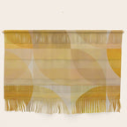 mid century geometric gold shapes Wall Hanging Gallery Image 1