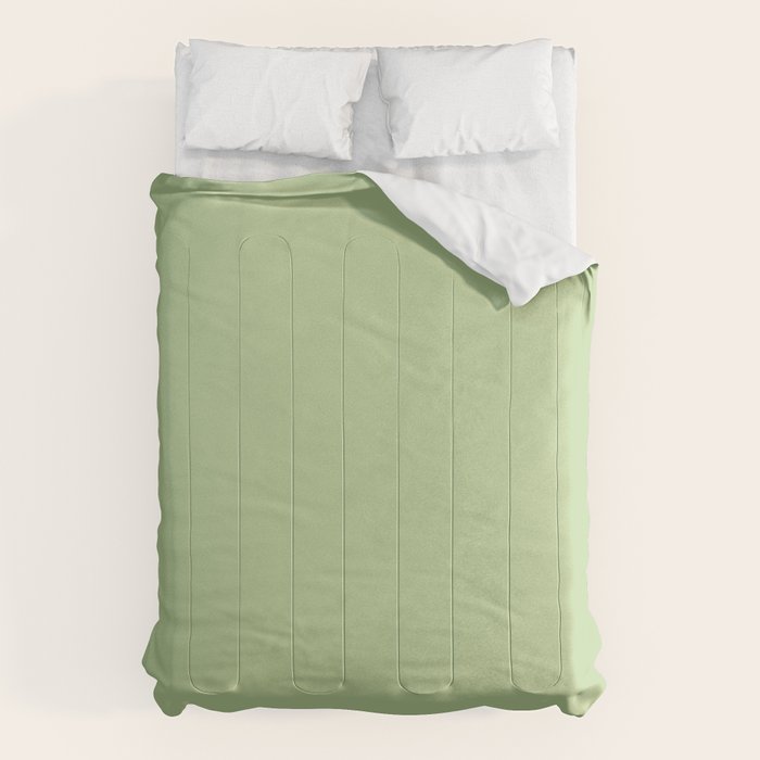 Pistachio Green Solid Color Comforter Gallery Image 6
