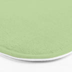 Pistachio Green Solid Color Bath Mat Gallery Image 3