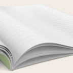 Pistachio Green Solid Color Notebook Gallery Image 2
