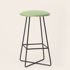 Pistachio Green Solid Color Stool Gallery Image 1
