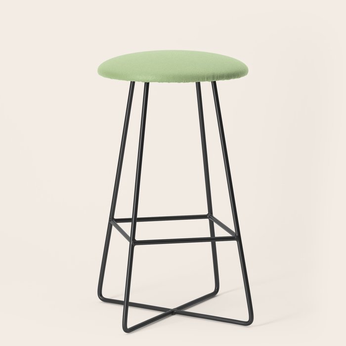 Pistachio Green Solid Color Stool Gallery Image 1