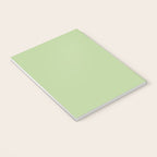 Pistachio Green Solid Color Notebook Gallery Image 3