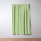 Pistachio Green Solid Color Window Curtain Gallery Image 3