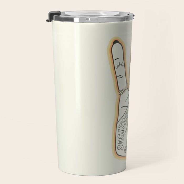 Sagittarius Hand Travel Mug Gallery Image 3
