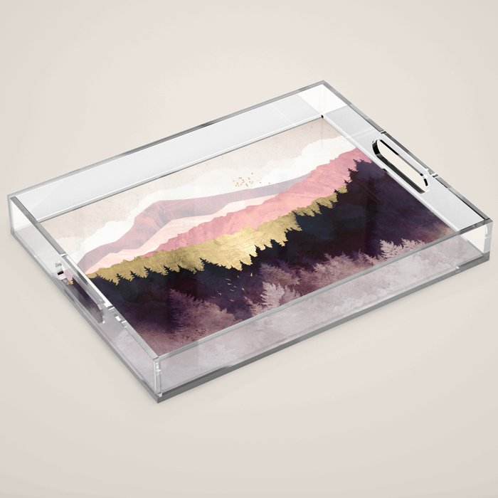 Plum Forest Acrylic Tray Gallery Image 1