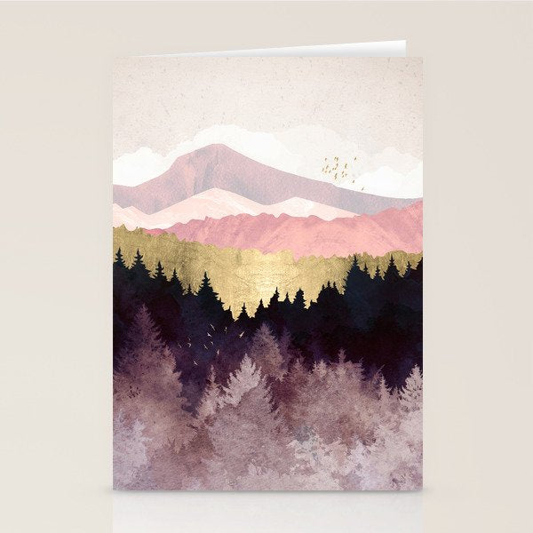 Plum Forest Stationery Card Gallery Image 1