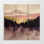 Plum Forest Wood Wall Art Gallery Image 1