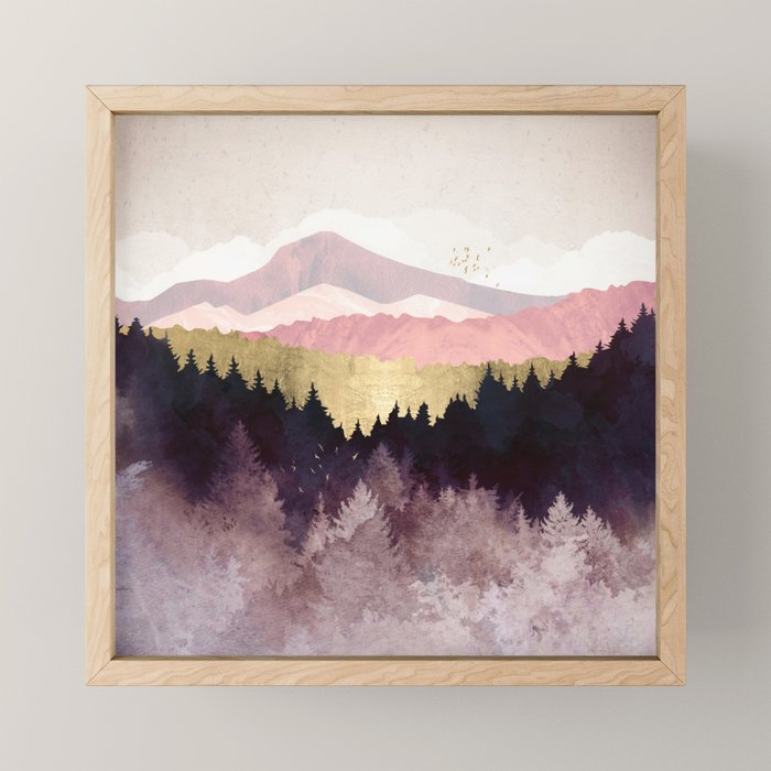 Plum Forest Mini Art Print Gallery Image 1