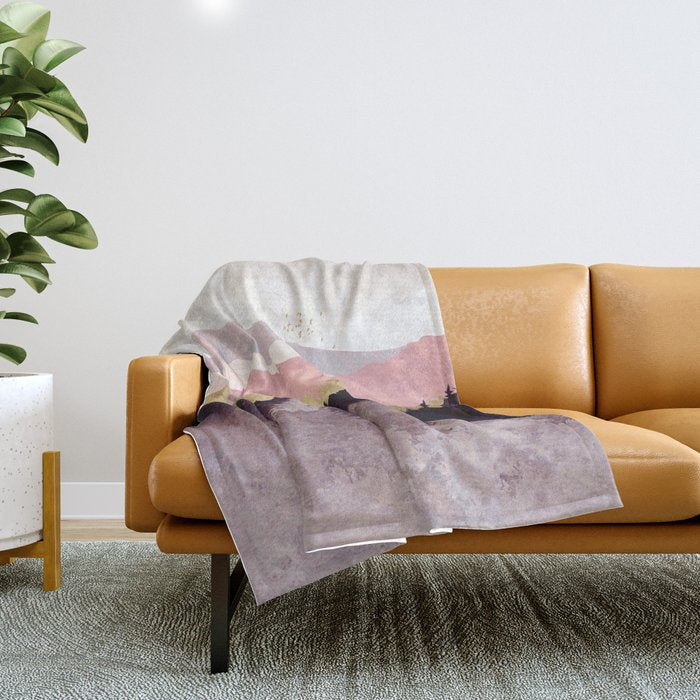 Plum Forest Throw Blanket Gallery Image 1