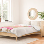 Mexican Donkey PinÌata - Pink & Rose Gold Palette Duvet Cover Gallery Image 2