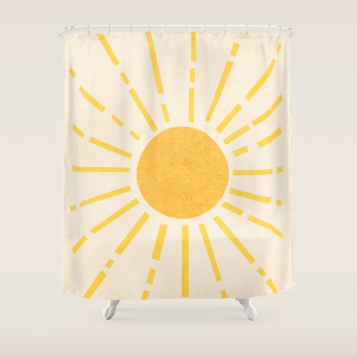 Sun 11 Shower Curtain Gallery Image 1
