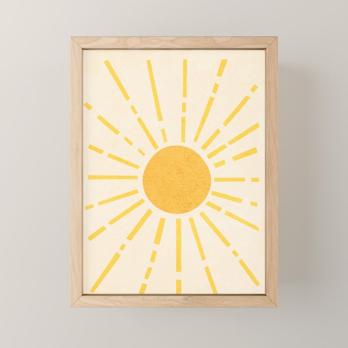 Sun 11 Mini Art Print Gallery Image 1