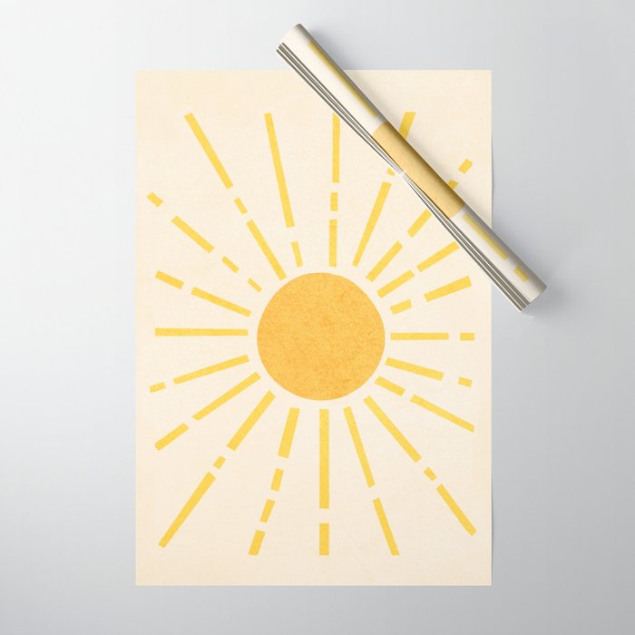 Sun 11 Wrapping Paper Gallery Image 1