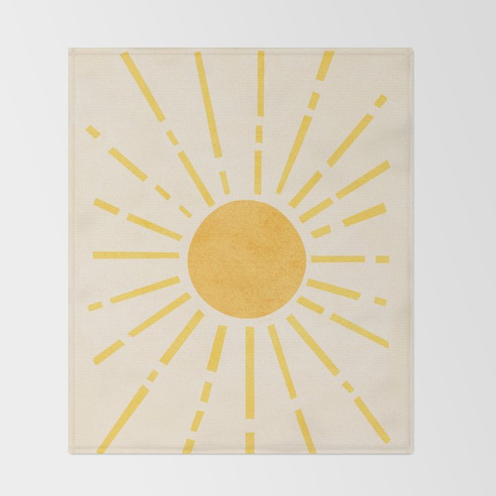 Sun 11 Throw Blanket Gallery Image 2