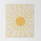 Sun 11 Throw Blanket Gallery Image 2