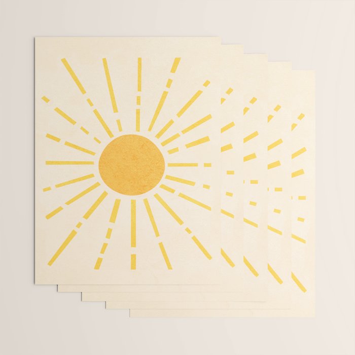 Sun 11 Wrapping Paper Gallery Image 3