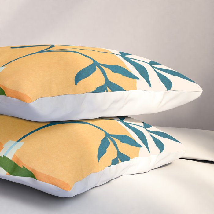 Golden Sunset Terrace Pillow Sham Gallery Image 3