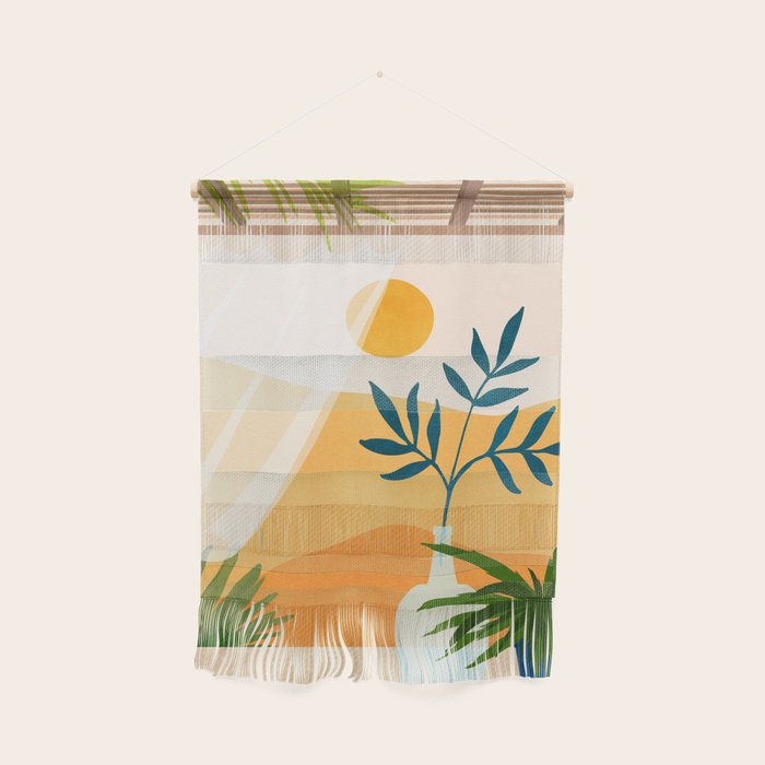 Golden Sunset Terrace Wall Hanging Gallery Image 1