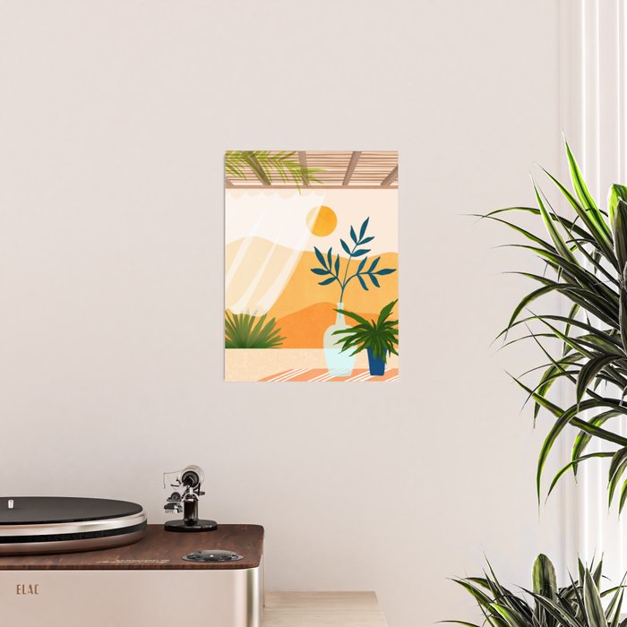 Golden Sunset Terrace Poster Gallery Image 2