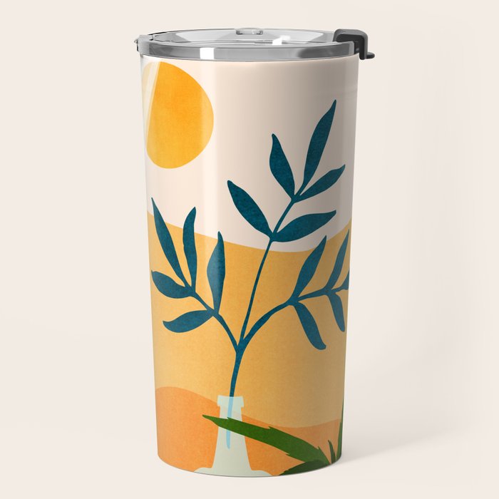 Golden Sunset Terrace Travel Mug Gallery Image 2
