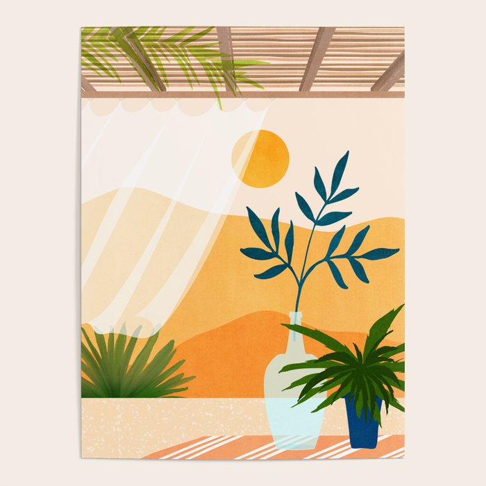 Golden Sunset Terrace Poster Gallery Image 4