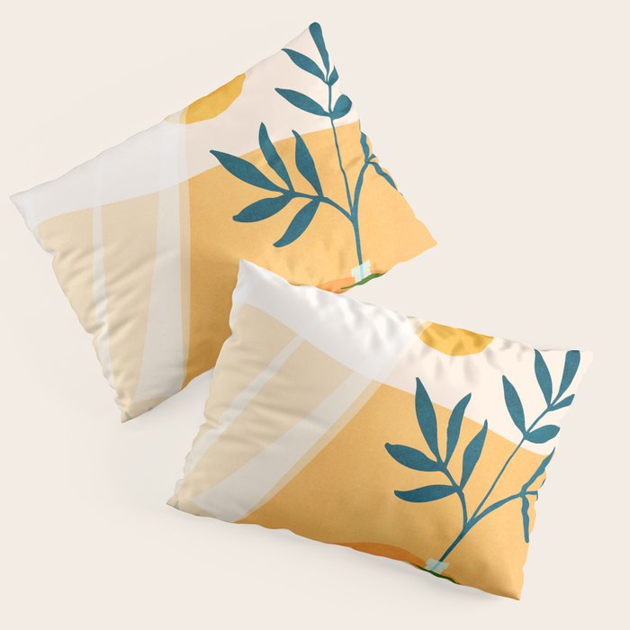 Golden Sunset Terrace Pillow Sham Gallery Image 1